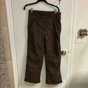 Obermeyer Girls (Juniors)-Dark Brown Snow Pants-Sz 14
